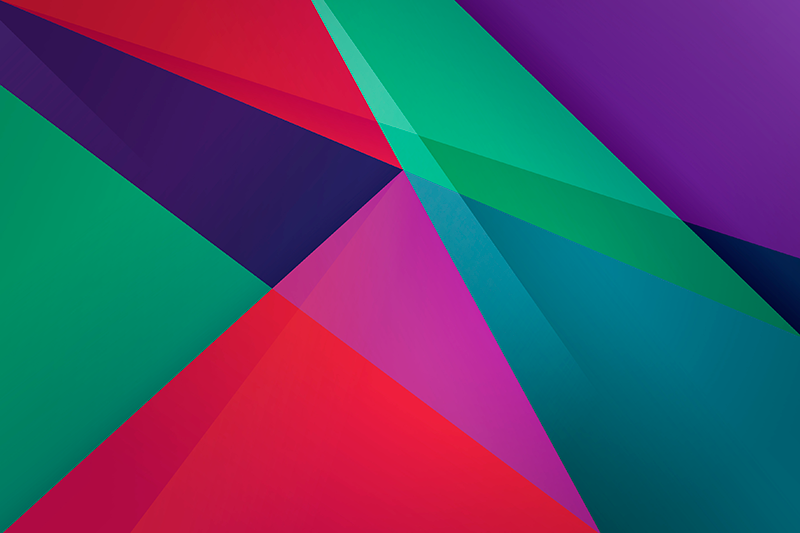 Podkładka na stół nowoczesna w geometryczny wzór kolorowy - TenStickers