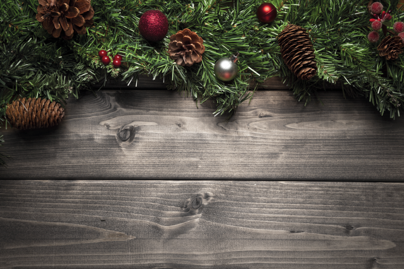 Podkładka na stół świąteczna z gałązkami sosny - TenStickers