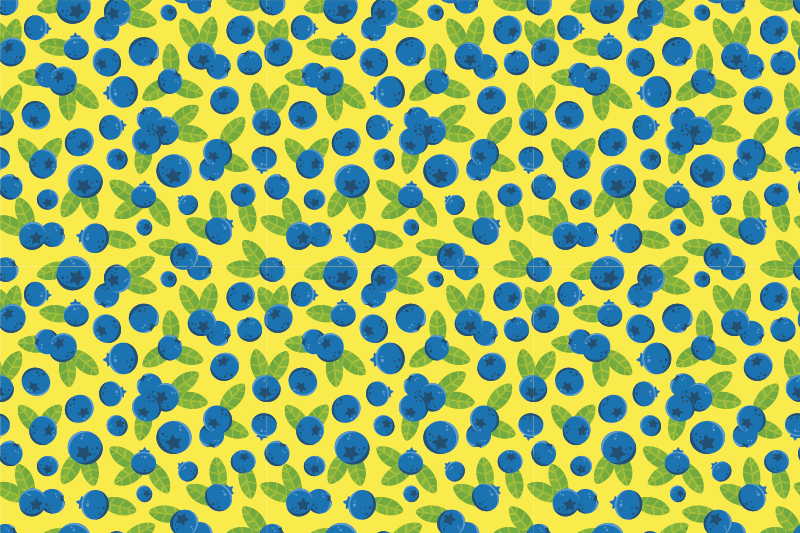 Podkładka na stół oryginalna w kolorowy wzór jagód - TenStickers