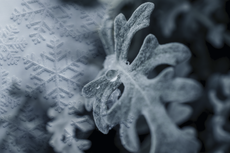 Podkładka na stół z wzorami eleganckie wzory Śnieżynkowe - TenStickers