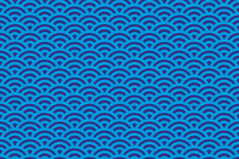 Podkładka na stół z wzorami falujący element - TenStickers