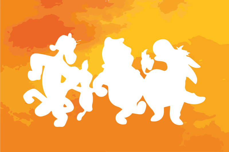 Podkładka na stół dla dzieci Kubuś puchatek i gang - TenStickers