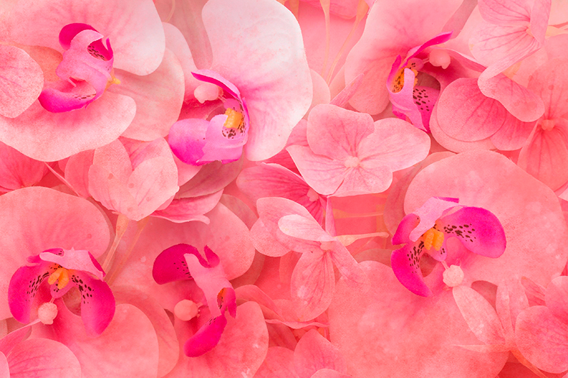 Podkładka na stół z wzorami kwiatowa kompozycja - TenStickers