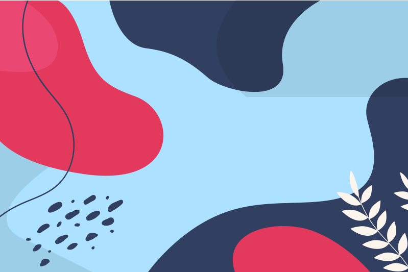 Podkładka na stół oryginalna kolorowe abstrakcyjne kształty - TenStickers