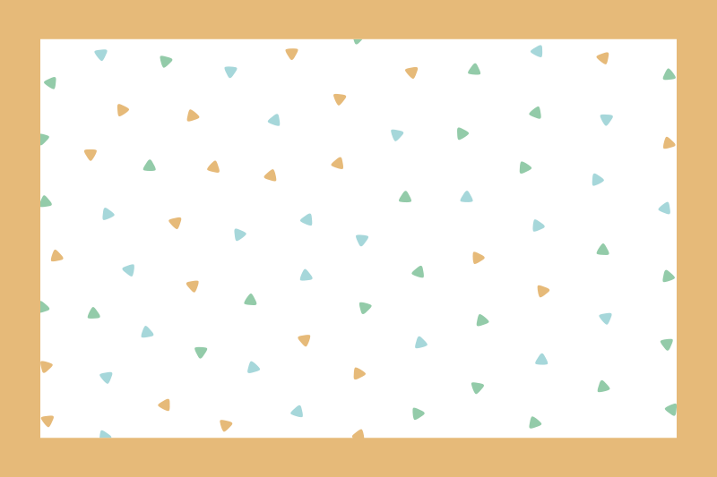 Podkładka na stół z imieniem w elegancki trójkąt - TenStickers