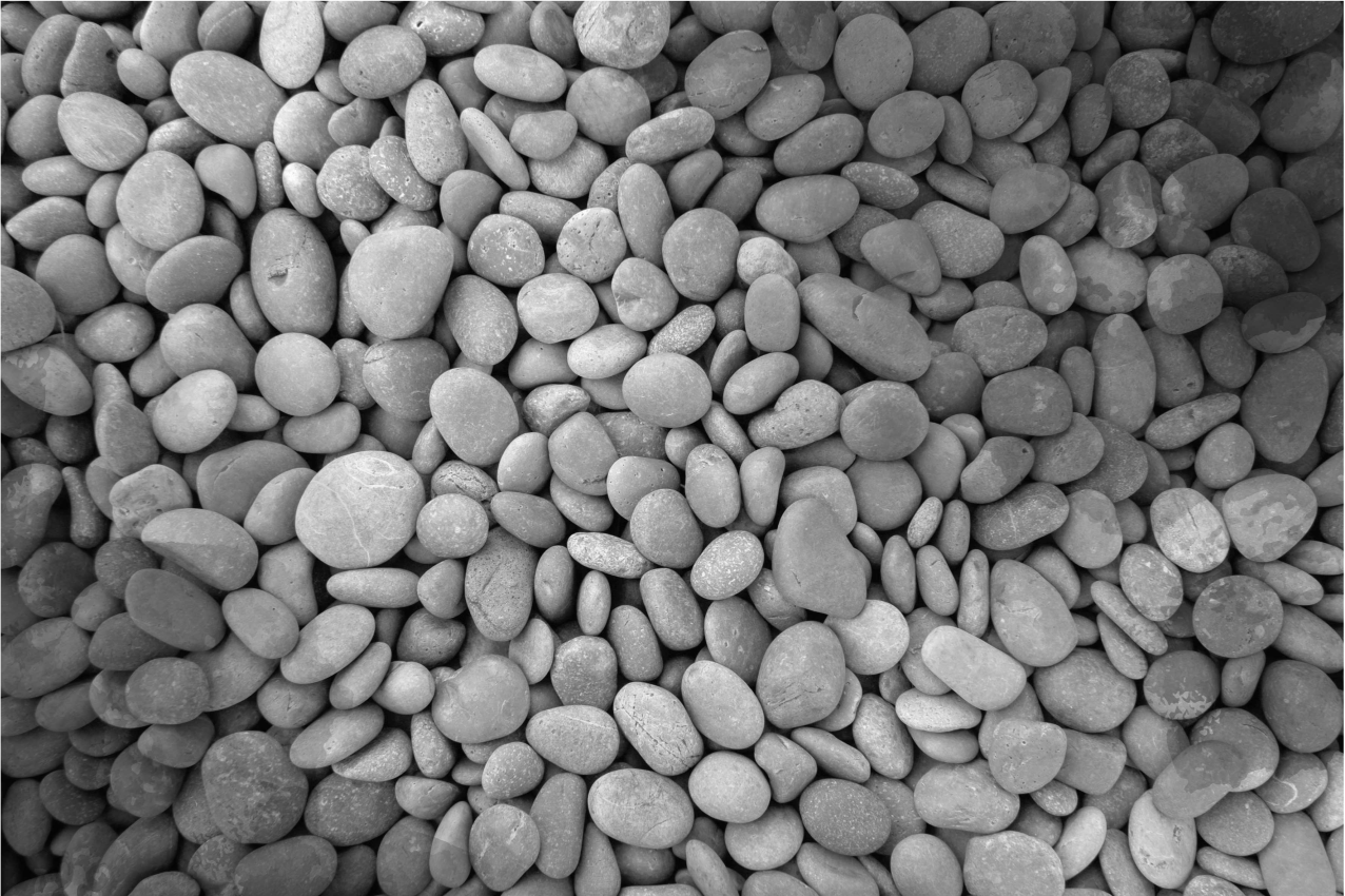 Eleganckie podkładki na stół Szare kamienie - TenStickers