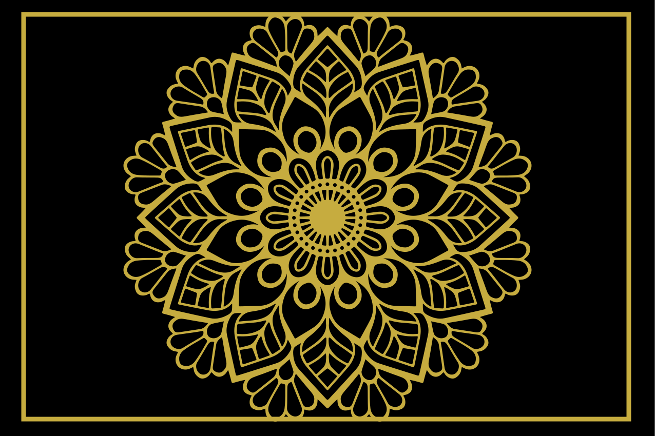 Podkładka na stół elegancka z roślinnym wzorem - TenStickers