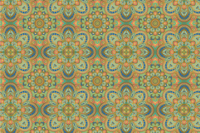 Podkładka na stół oryginalna kwiatowy układ dekoracyjny - TenStickers