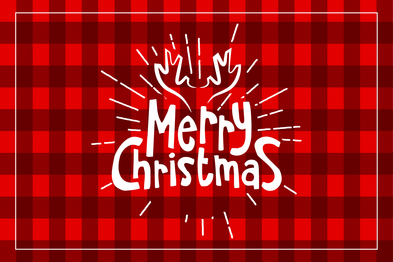 Podkładka na stół świąteczna w designie merry christmas - TenStickers