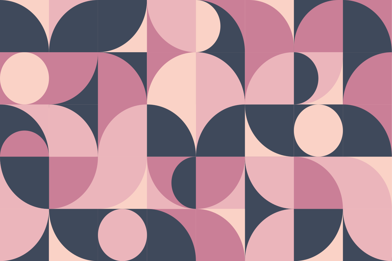 Podkładka na stół nowoczesna wzory geometryczne w łukach - TenStickers