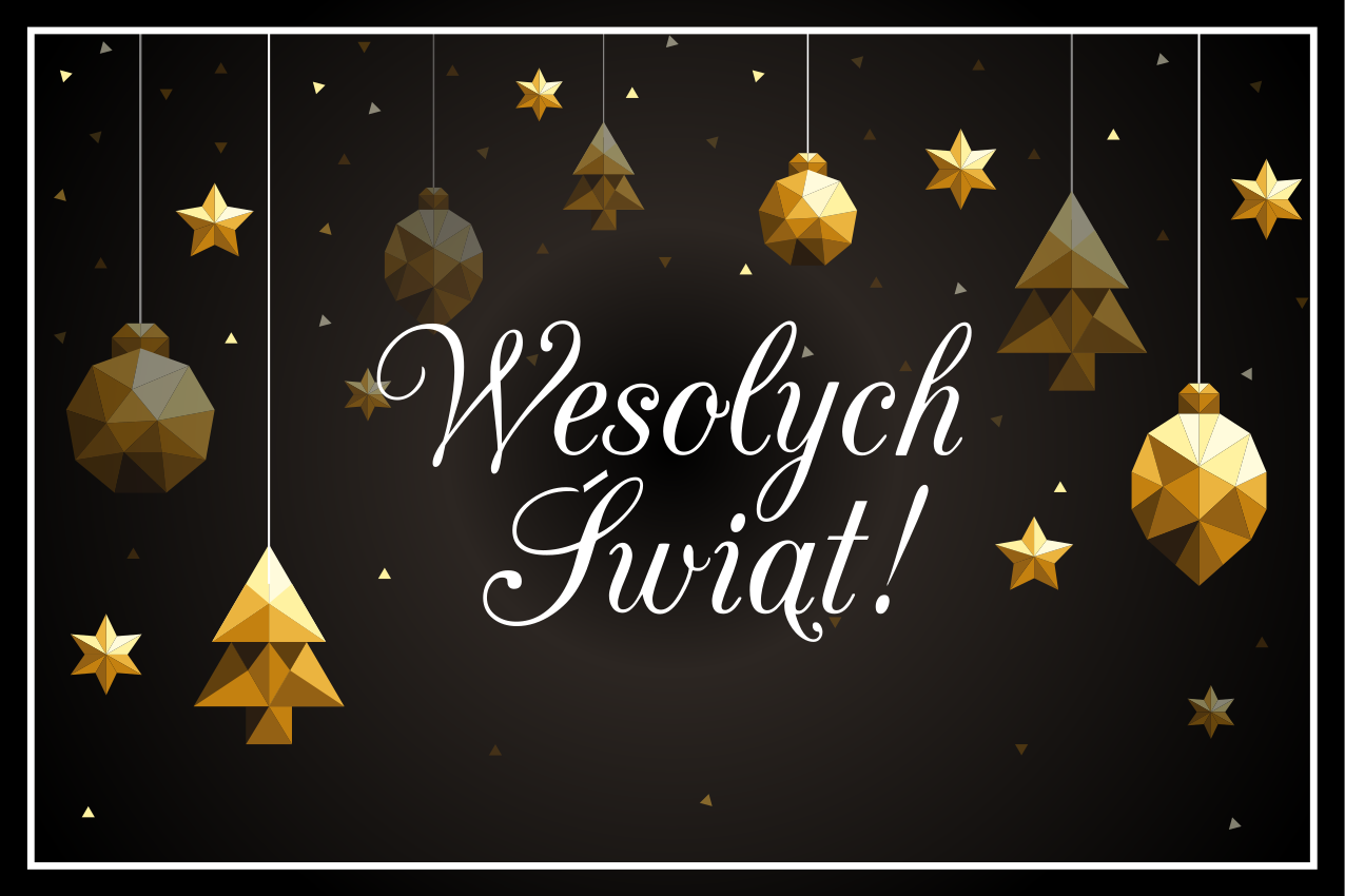 Podkładki na stół swiateczne Złote kule - TenStickers