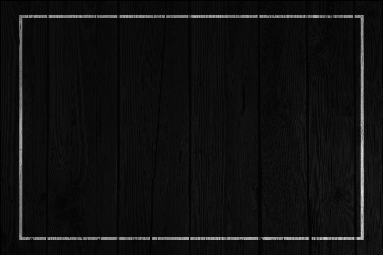 Eleganckie podkładki na stół Czarny z białą obwódką - TenStickers