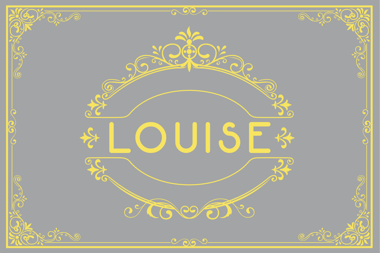 Podkładka na stół z imieniem elegancka ekspozycja imienia - TenStickers