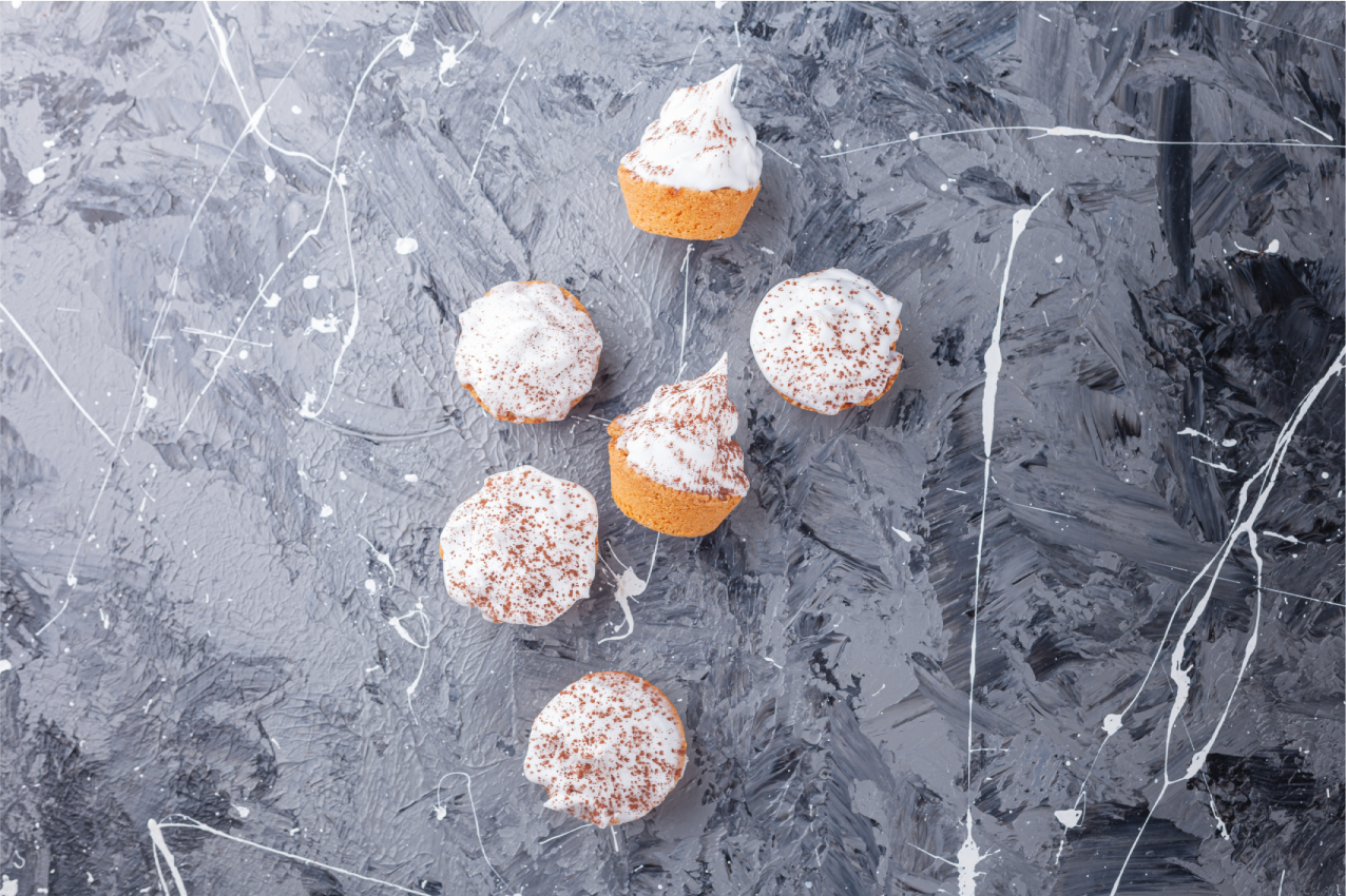 Podkładka na stół oryginalna mini babeczki smakowe - TenStickers