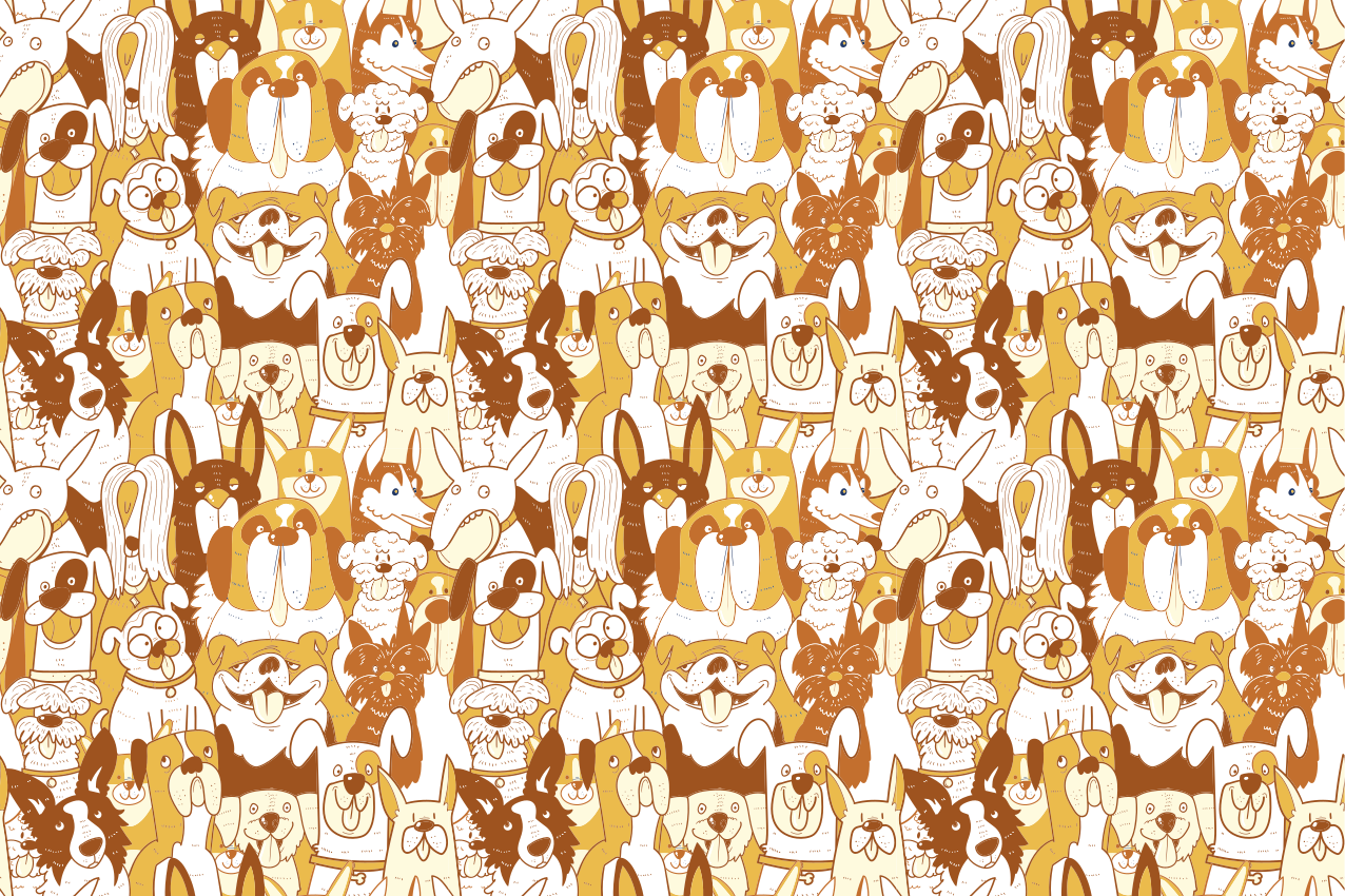 Podkładka na stół dla dzieci w wesoły wzór zwierząt - TenStickers