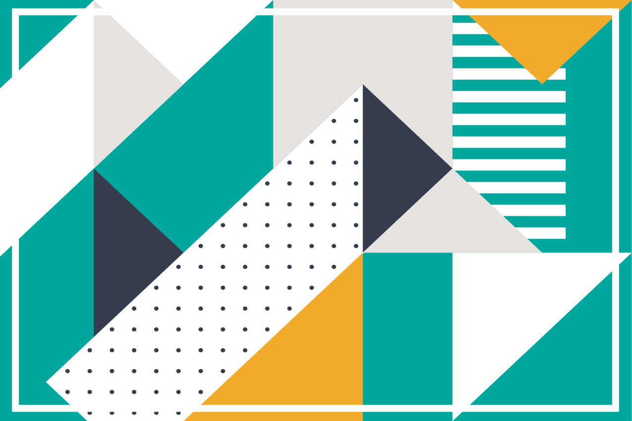 Podkładka na stół nowoczesna w geometryczne kształty - TenStickers