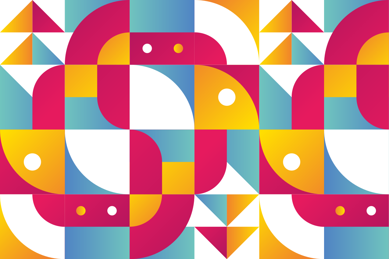 Podkładka na stół nowoczesna odważne wzory geometryczne - TenStickers