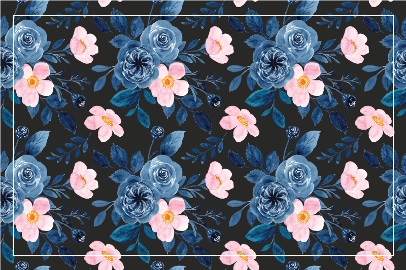 Podkładka na stół oryginalna powierzchnia roślinna - TenStickers