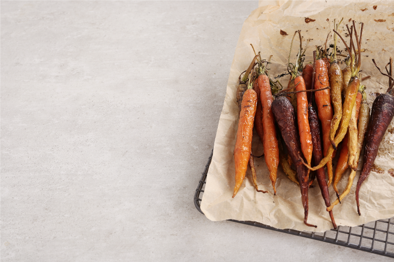 Podkładka na stół do restauracji pieczone kolorowe marchewki - TenStickers