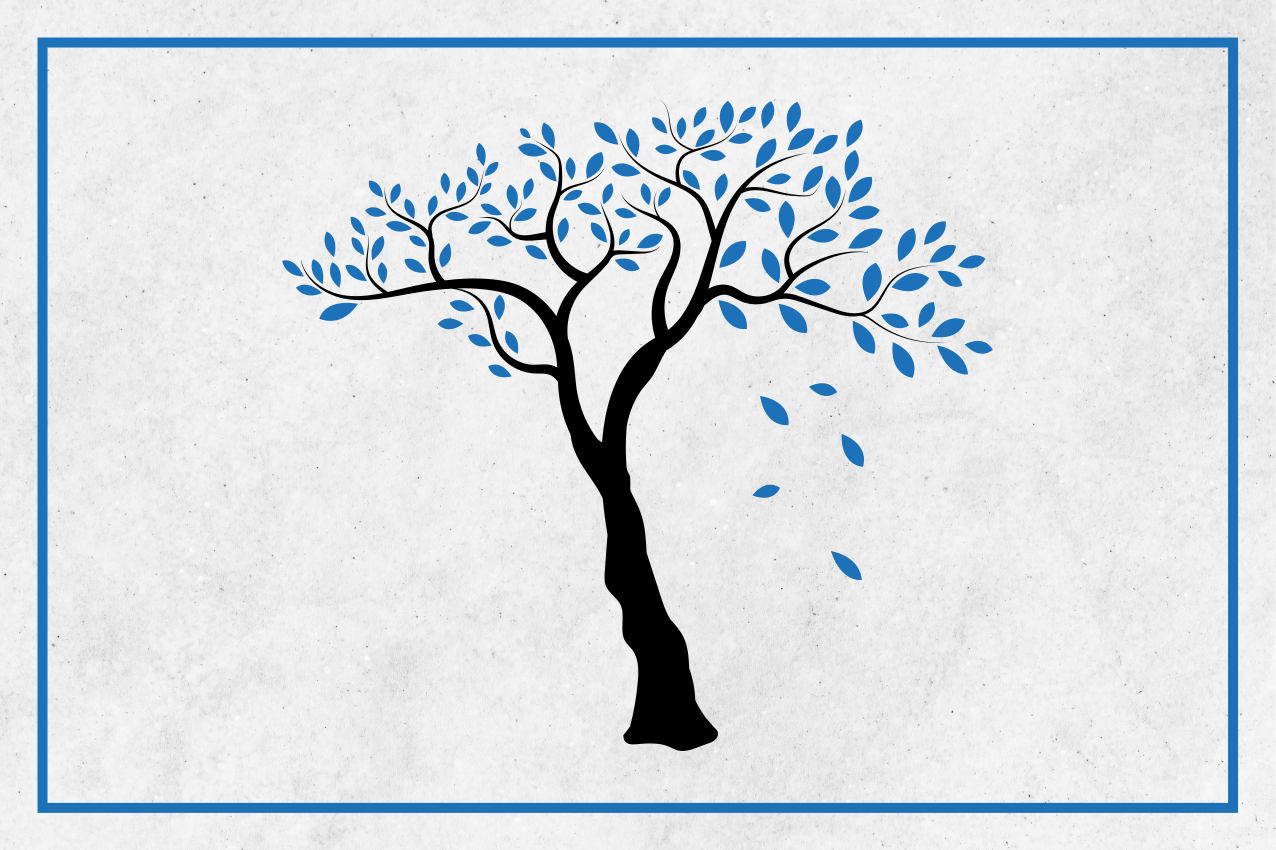 Podkładka na stół oryginalna motyw eleganckiego drzewa - TenStickers