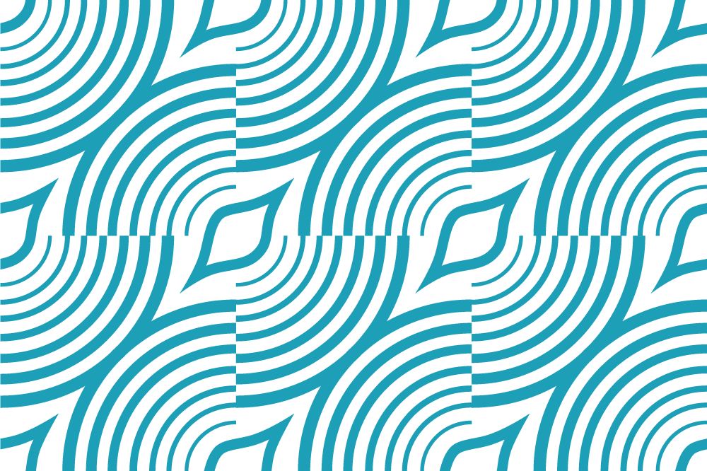 Podkładka na stół nowoczesna zakrzywiony wzór fali - TenStickers