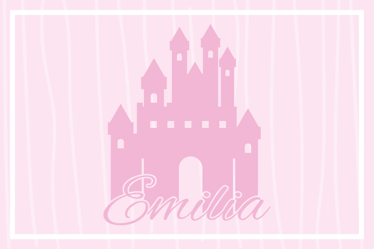 Podkładka na stół dla dzieci z motywem zamku - TenStickers