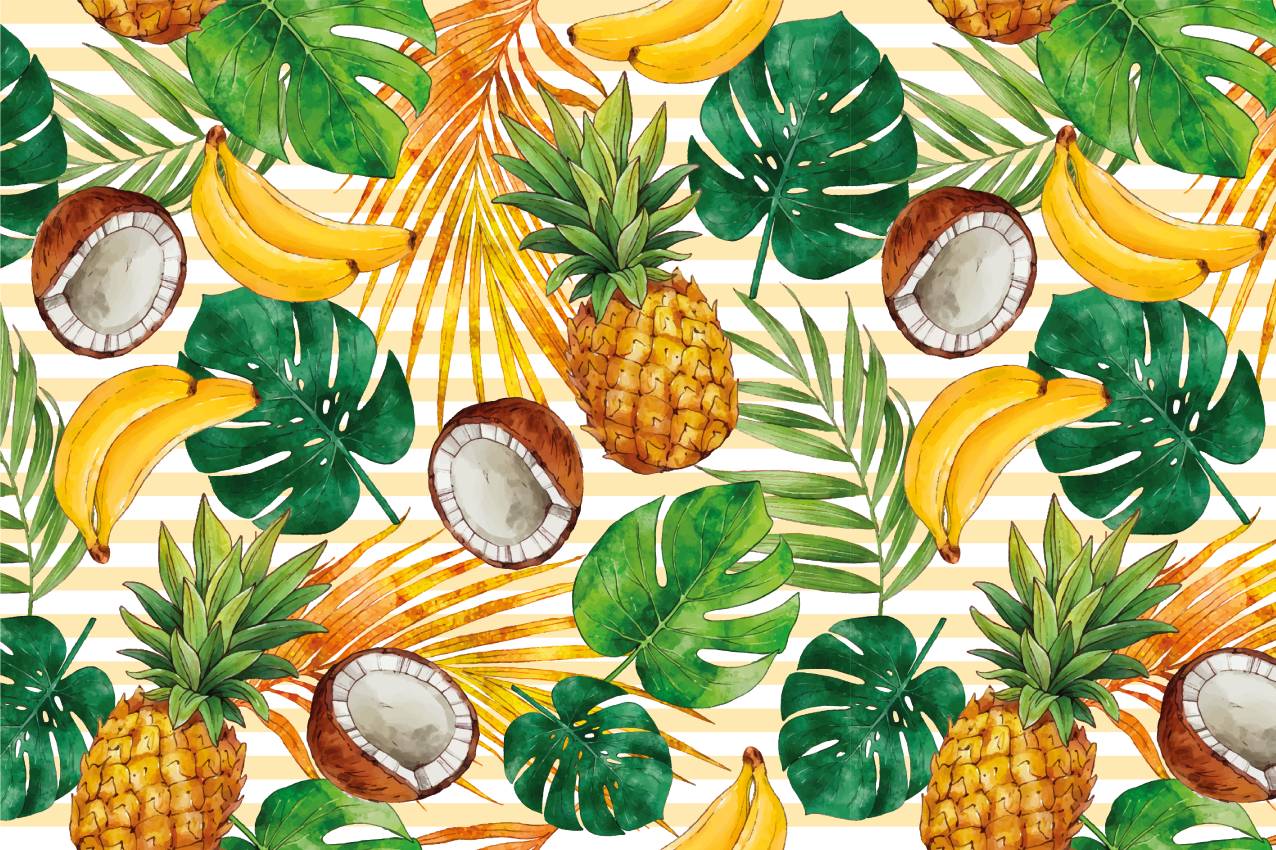 Podkładka na stół letni tropikalny wzór - TenStickers