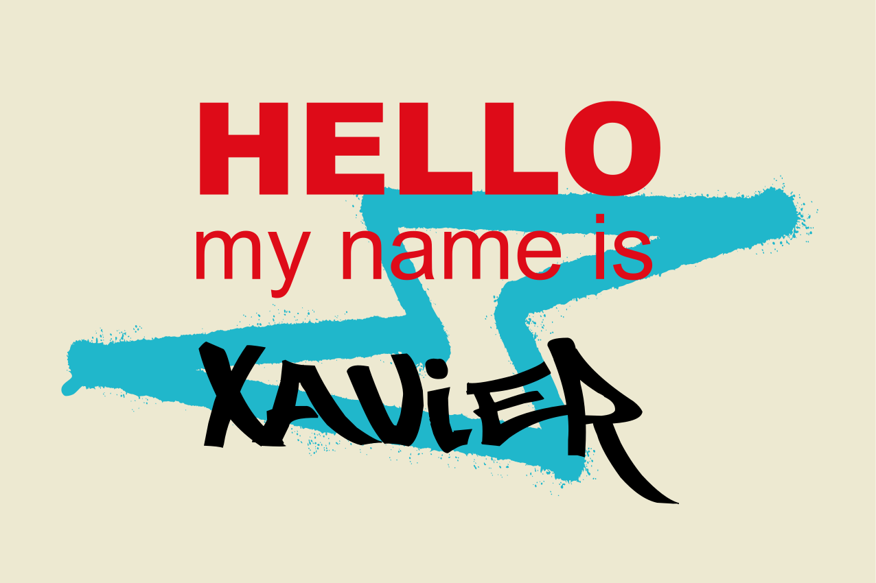 Podkładka na stół z tekstem zaproszenie z imieniem - TenStickers