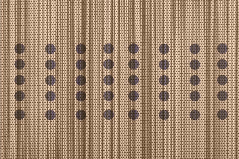 Podkładka na stół z wzorami elegancka brązowa powierzchnia - TenStickers