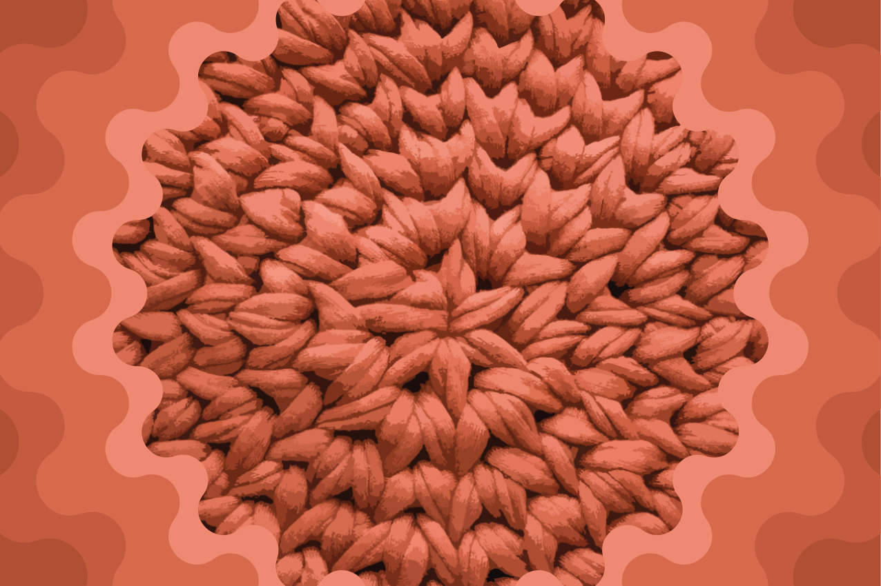 Podkładka na stół z wzorami motyw liści w fakturze - TenStickers