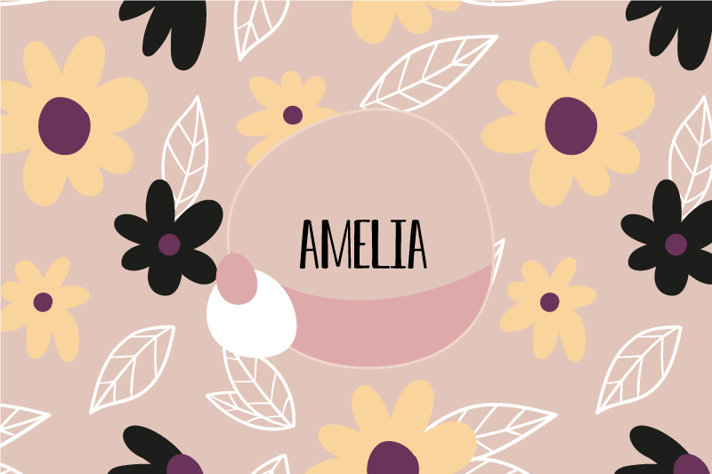 Podkładka na stół dla dzieci z motywem botanicznym - TenStickers