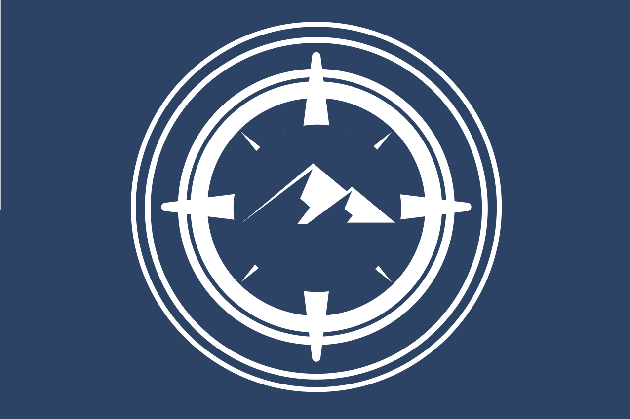 Podkładka na stół nowoczesna kompas górski - TenStickers