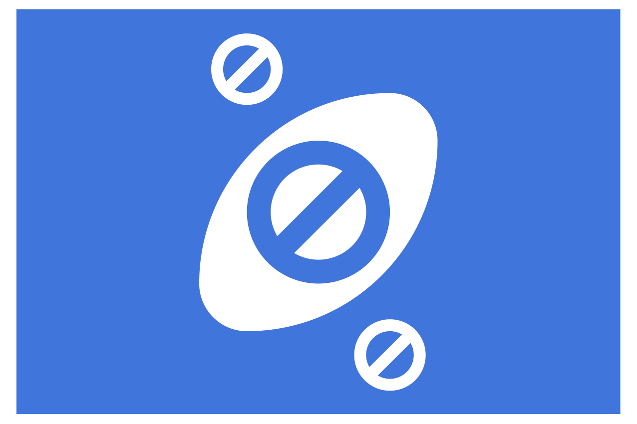 Podkładka na stół nowoczesna niebieski minimalizm - TenStickers