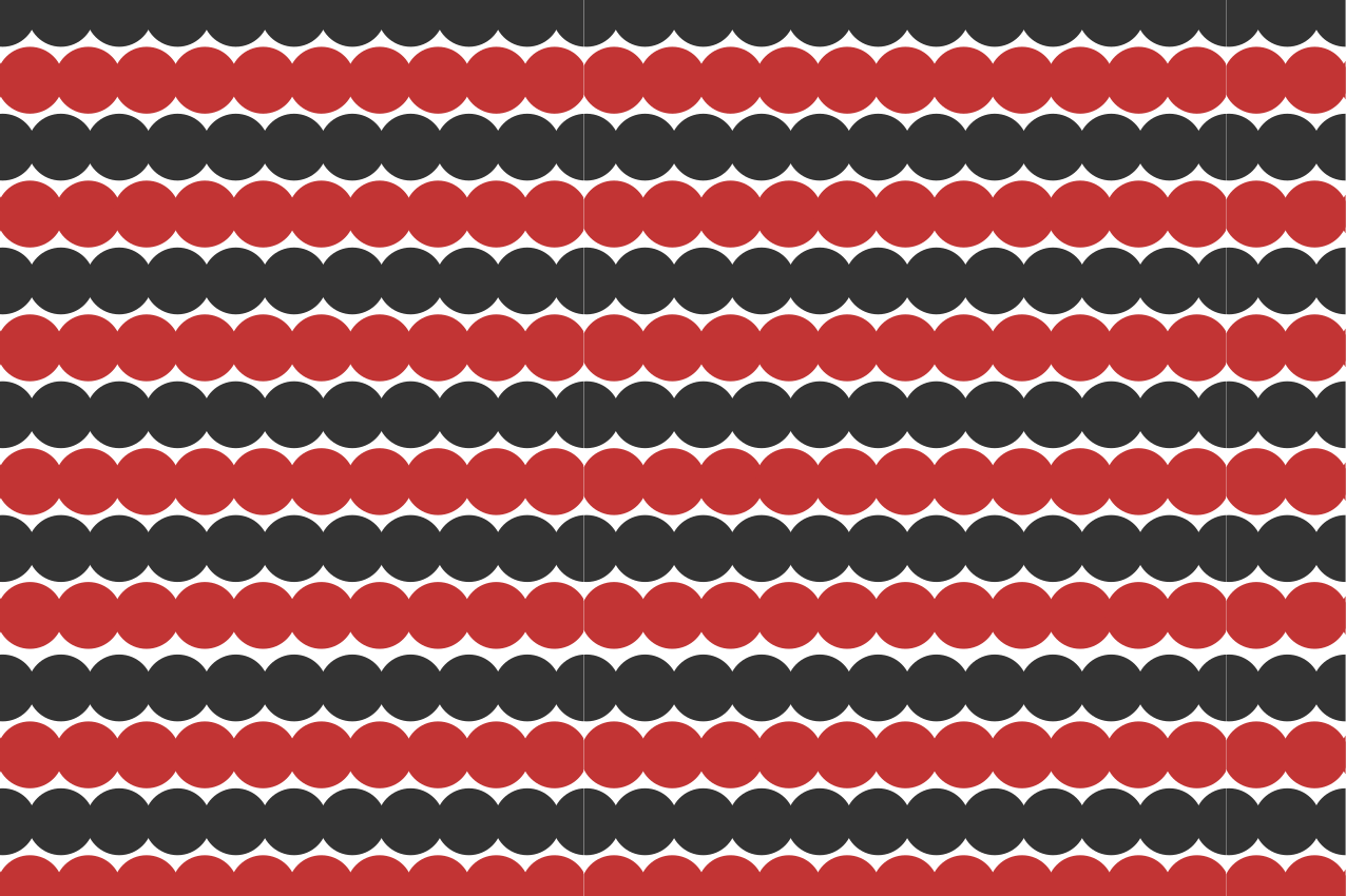 Podkładka na stół nowoczesna wzór warstwowych okręgów - TenStickers