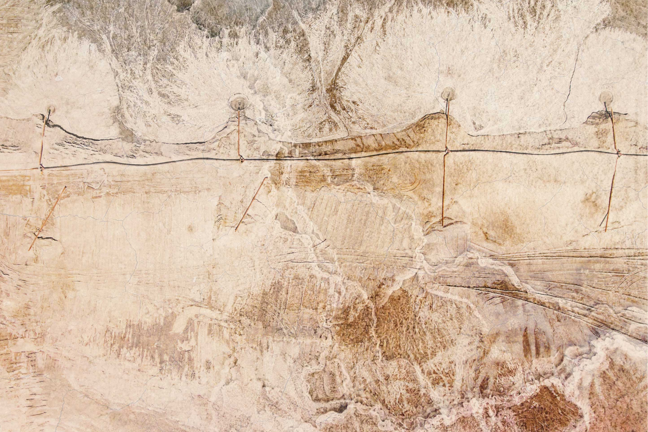 Podkładka na stół z wzorami w organicznym drewnie - TenStickers