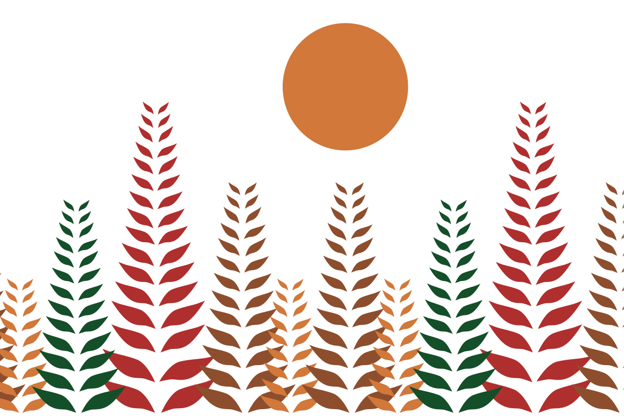 Podkładka na stół nowoczesna z motywem liści - TenStickers