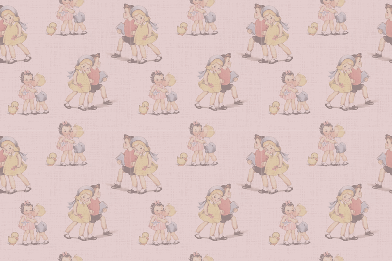 Podkładka na stół dla dzieci z ilustracjami w stylu vintage - TenStickers