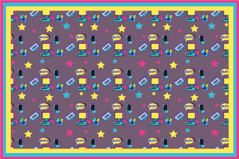 Podkładka na stół oryginalna kolorowy gwiezdny wzór - TenStickers