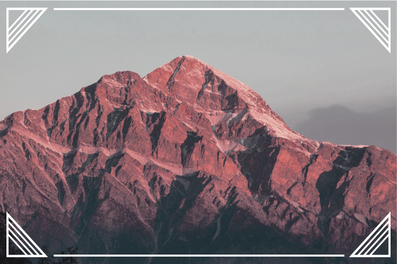 Podkładka na stół nowoczesna spokój górskiego krajobrazu - TenStickers