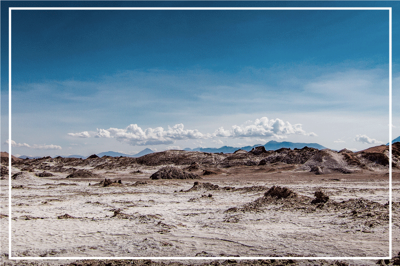 Podkładka na stół nowoczesna scena krajobrazu pustyni - TenStickers