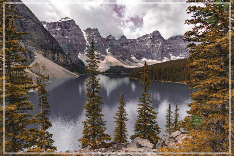 Podkładka na stół nowoczesna widok na górskie krajobrazy - TenStickers