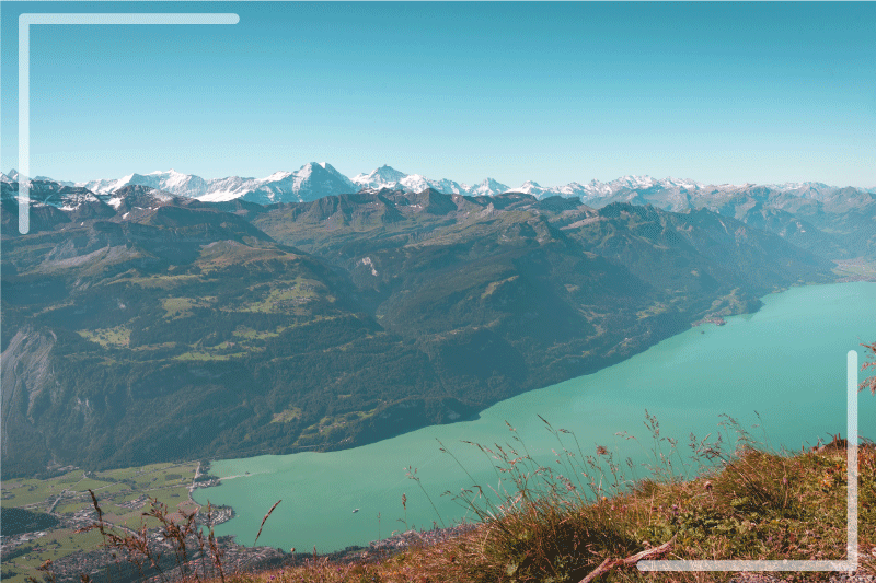 Podkładka na stół Fotografia krajobrazu gór - TenStickers