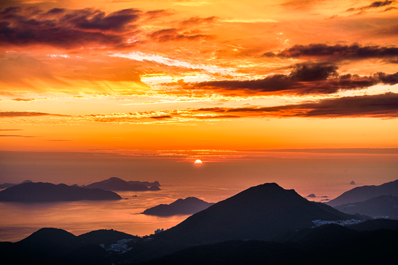 Podkładka na stół fotografia zachodu słońca - TenStickers