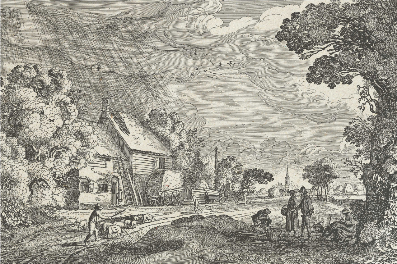 Podkładka na stół oryginalna scena krajobrazowa vintage - TenStickers