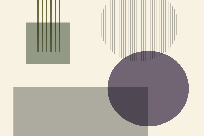 Podkładka na stół nowoczesna wzór geometrycznych kształtów - TenStickers