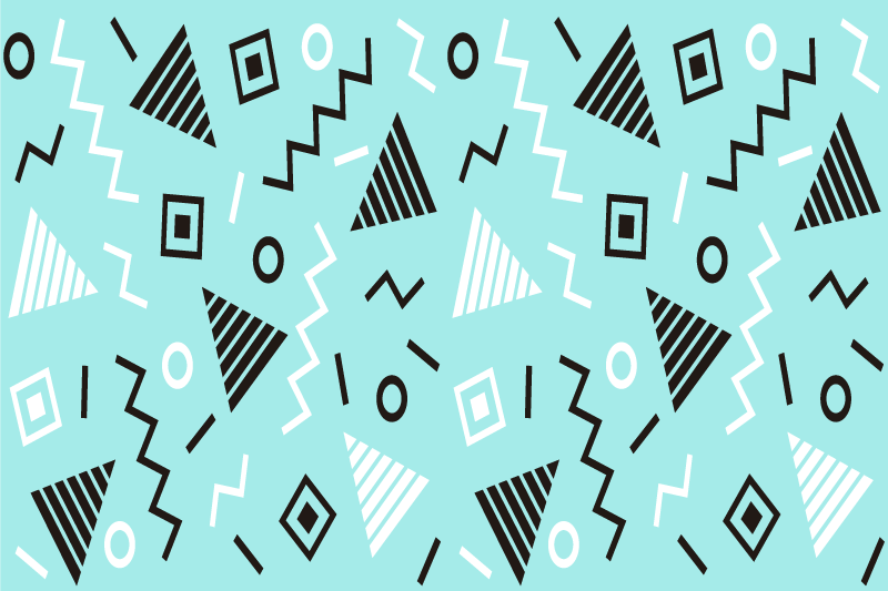 Podkładka na stół nowoczesna kolekcja wzorów geometrycznych - TenStickers