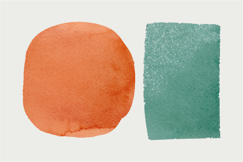 Podkładka na stół z wzorami plamy kolorowe abstrakcyjne - TenStickers