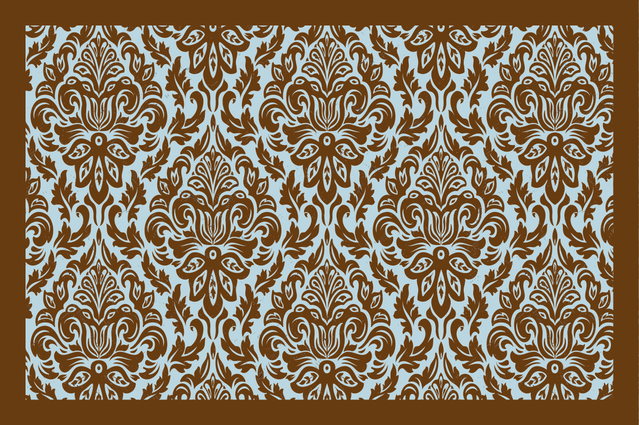 Podkładka na stół z wzorami emblemat złożonego kwiatu - TenStickers