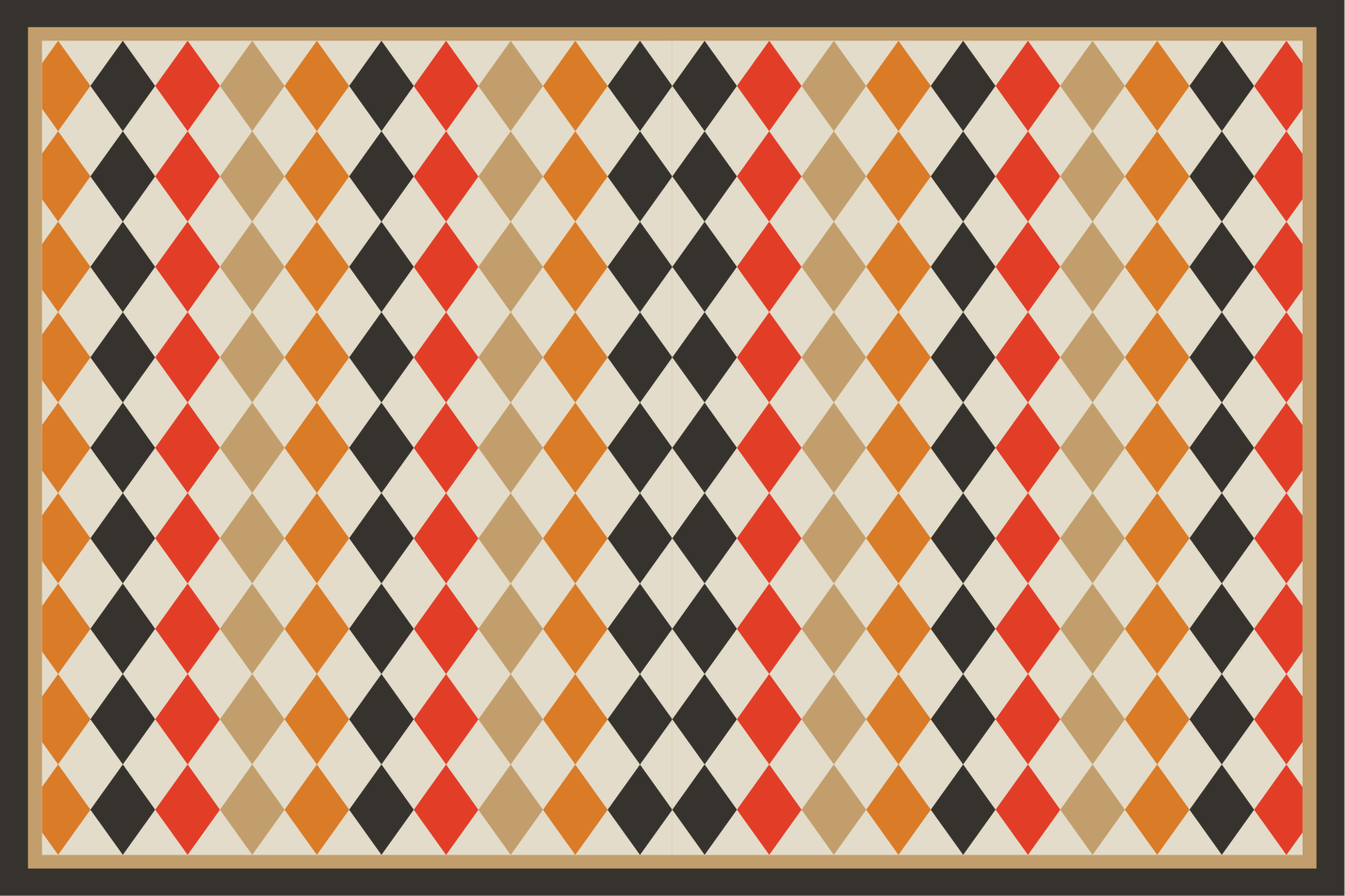 Podkładka na stół nowoczesna elegancki geometryczny wzór - TenStickers