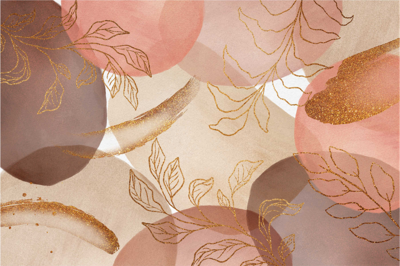 Podkładka na stół z wzorami liściastych motywów - TenStickers